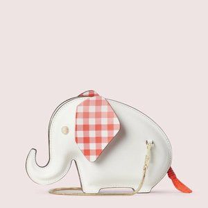 Kate Spade Tiny Elephant Crossbody - Optic White